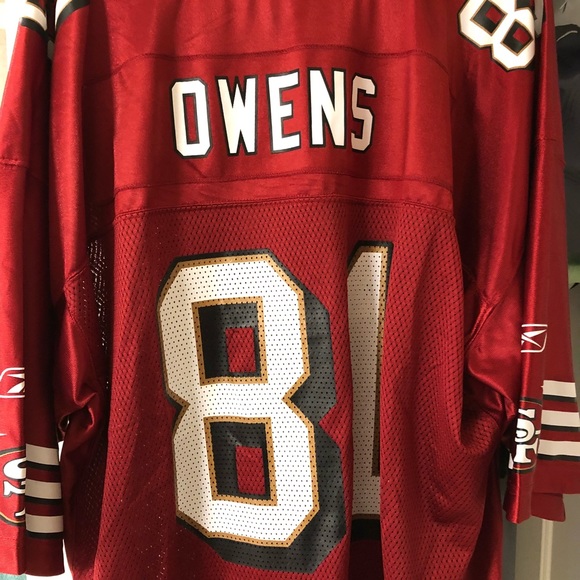 terrell owens 49ers jersey